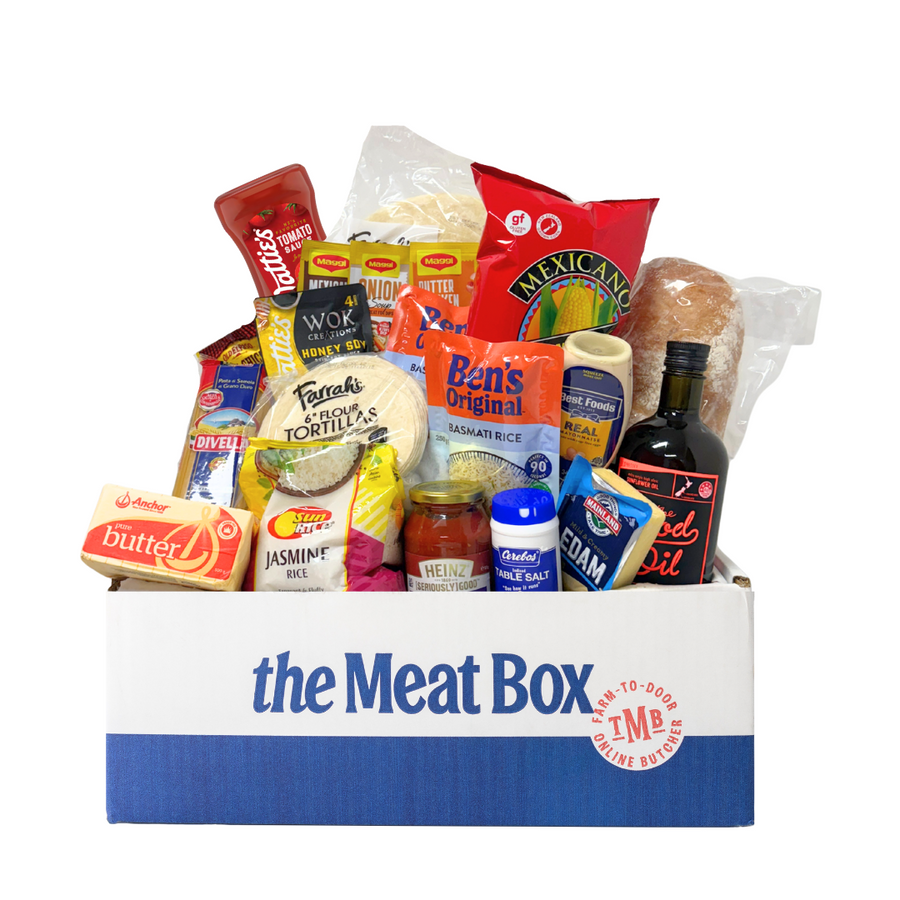 Essentials Dinner Box | Auckland Grocery Delivery Get Essentials Dinner Box delivered to your doorstep by your local Auckland grocery delivery. Shop Paddock To Pantry. Convenient online food shopping in NZ | Grocery Delivery Auckland | Grocery Delivery Nationwide | Fruit Baskets NZ | Online Food Shopping NZ Introducing our new Essentials Dinner Box! A delightful assortment of five scrumptious meals delivered straight to your doorstep! All for $7.85 per serving! 