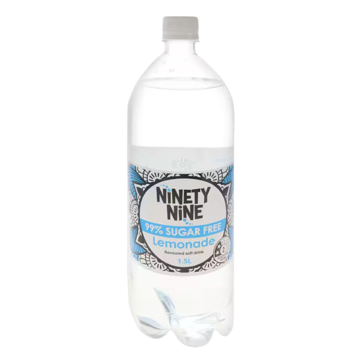 Ninety Nine 99% Sugar Free Lemonade | Auckland Grocery Delivery Get Ninety Nine 99% Sugar Free Lemonade delivered to your doorstep by your local Auckland grocery delivery. Shop Paddock To Pantry. Convenient online food shopping in NZ | Grocery Delivery Auckland | Grocery Delivery Nationwide | Fruit Baskets NZ | Online Food Shopping NZ Ninety Nine 99% Sugar Free Lemonade. Crisp, refreshing lemonade with 99% less sugar — shop soft drinks online with convenient NZ grocery delivery.