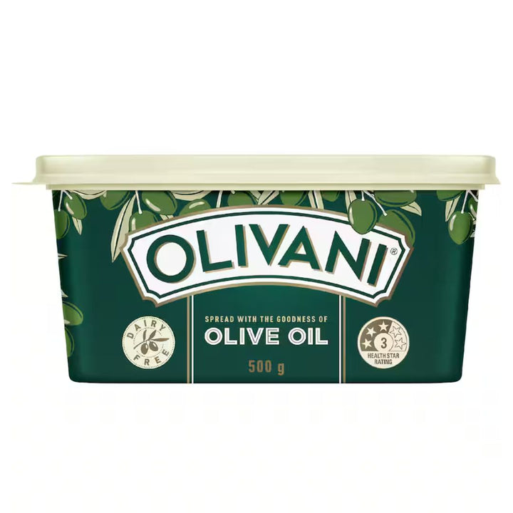 Olivani Olive Oil Spread Olivani Olive Oil Spread for toast, cooking, and baking. Shop butter alternatives and everyday essentials with NZ online grocery delivery.