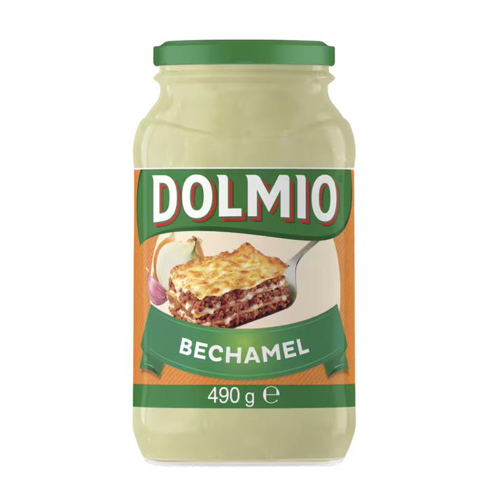 Dolmio Lasagne Becamel 490G | Auckland Grocery Delivery Get Dolmio Lasagne Becamel 490G delivered to your doorstep by your local Auckland grocery delivery. Shop Paddock To Pantry. Convenient online food shopping in NZ | Grocery Delivery Auckland | Grocery Delivery Nationwide | Fruit Baskets NZ | Online Food Shopping NZ Creamy Dolmio bechamel lasagne sauce for easy family dinners. No artificial additives. Affordable grocery boxes delivered NZ wide. 