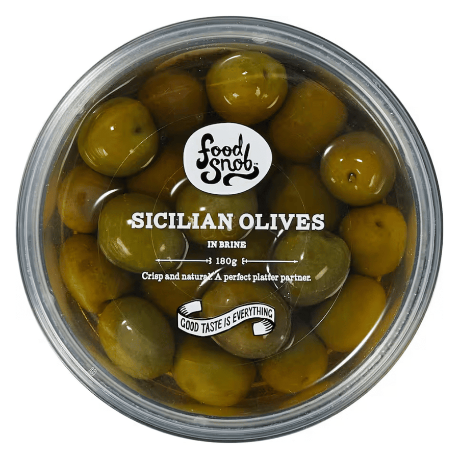 Food Snob Sicilian Olives | Auckland Grocery Delivery Get Food Snob Sicilian Olives delivered to your doorstep by your local Auckland grocery delivery. Shop Paddock To Pantry. Convenient online food shopping in NZ | Grocery Delivery Auckland | Grocery Delivery Nationwide | Fruit Baskets NZ | Online Food Shopping NZ Paddock To Pantry delivers groceries, fruit baskets & gift baskets nz wide 7 days a week with Auckland delivery 7 days. Get free grocery delivery when you spend $100 on overnight service