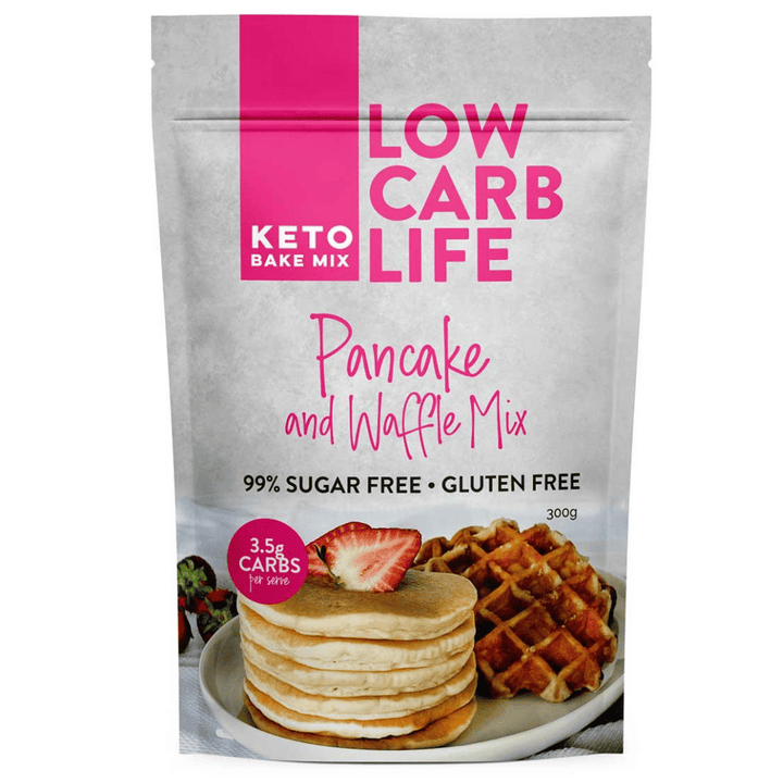 Low Carb Life Pancake & Waffle Mix | Auckland Grocery Delivery Get Low Carb Life Pancake & Waffle Mix delivered to your doorstep by your local Auckland grocery delivery. Shop Paddock To Pantry. Convenient online food shopping in NZ | Grocery Delivery Auckland | Grocery Delivery Nationwide | Fruit Baskets NZ | Online Food Shopping NZ Indulge in a guilt-free breakfast treat with Low Carb Life Pancake & Waffle Mix 300g Delivered 7 days NZ-wide overnight | Free delivery on orders over $125.