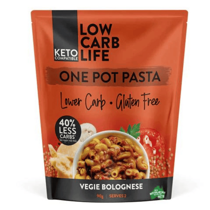Low Carb One Pot Pasta Vegie Bolognese | Auckland Grocery Delivery Get Low Carb One Pot Pasta Vegie Bolognese delivered to your doorstep by your local Auckland grocery delivery. Shop Paddock To Pantry. Convenient online food shopping in NZ | Grocery Delivery Auckland | Grocery Delivery Nationwide | Fruit Baskets NZ | Online Food Shopping NZ Low Carb Veggie Bolognese 90g Available for delivery to your doorstep with Paddock To Pantry’s Auckland Grocery Delivery. Online shopping made easy in NZ