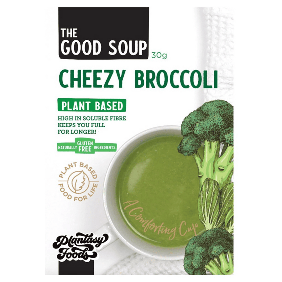 Plantasy Foods Soup Cheezy Broccoli | Auckland Grocery Delivery Get Plantasy Foods Soup Cheezy Broccoli delivered to your doorstep by your local Auckland grocery delivery. Shop Paddock To Pantry. Convenient online food shopping in NZ | Grocery Delivery Auckland | Grocery Delivery Nationwide | Fruit Baskets NZ | Online Food Shopping NZ Paddock To Pantry delivers groceries, fruit baskets & gift baskets nz wide 7 days a week with Auckland delivery 7 days. Get free grocery delivery when you spend $100 on overni