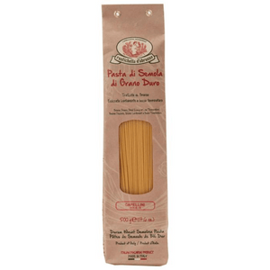 Rustichella Capellini - Durum Wheat Semolina Pasta | Auckland Grocery Delivery Get Rustichella Capellini - Durum Wheat Semolina Pasta delivered to your doorstep by your local Auckland grocery delivery. Shop Paddock To Pantry. Convenient online food shopping in NZ | Grocery Delivery Auckland | Grocery Delivery Nationwide | Fruit Baskets NZ | Online Food Shopping NZ Durum Wheat Semolina Pasta 500g delivered to your doorstep with Auckland grocery delivery from Paddock To Pantry. Convenient online food shopping