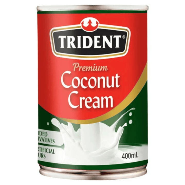 Trident Coconut Cream | Auckland Grocery Delivery Get Trident Coconut Cream delivered to your doorstep by your local Auckland grocery delivery. Shop Paddock To Pantry. Convenient online food shopping in NZ | Grocery Delivery Auckland | Grocery Delivery Nationwide | Fruit Baskets NZ | Online Food Shopping NZ Trident Coconut Cream 400ml Available for delivery to your doorstep with Paddock To Pantry’s Nationwide Grocery Delivery. Online shopping made easy in NZ
