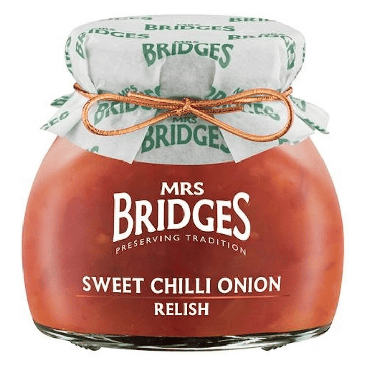 Mrs Bridges Sweet Chilli Relis | Auckland Grocery Delivery Get Mrs Bridges Sweet Chilli Relis delivered to your doorstep by your local Auckland grocery delivery. Shop Paddock To Pantry. Convenient online food shopping in NZ | Grocery Delivery Auckland | Grocery Delivery Nationwide | Fruit Baskets NZ | Online Food Shopping NZ Mrs Bridges Sweet Chilli Relish 230g Available for delivery to your doorstep with Paddock To Pantry’s Nationwide Grocery Delivery. Online shopping made easy in NZ