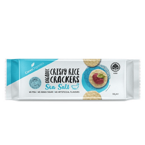 Ceres Organics Crispy Rice Crackers - Sea Salt | Auckland Grocery Delivery Get Ceres Organics Crispy Rice Crackers - Sea Salt delivered to your doorstep by your local Auckland grocery delivery. Shop Paddock To Pantry. Convenient online food shopping in NZ | Grocery Delivery Auckland | Grocery Delivery Nationwide | Fruit Baskets NZ | Online Food Shopping NZ Ceres Crispy Rice Crackers 100g Enjoy the crunchy goodness of Ceres Crispy Rice Crackers. Delivered to your doorstep with Auckland grocery delivery from 