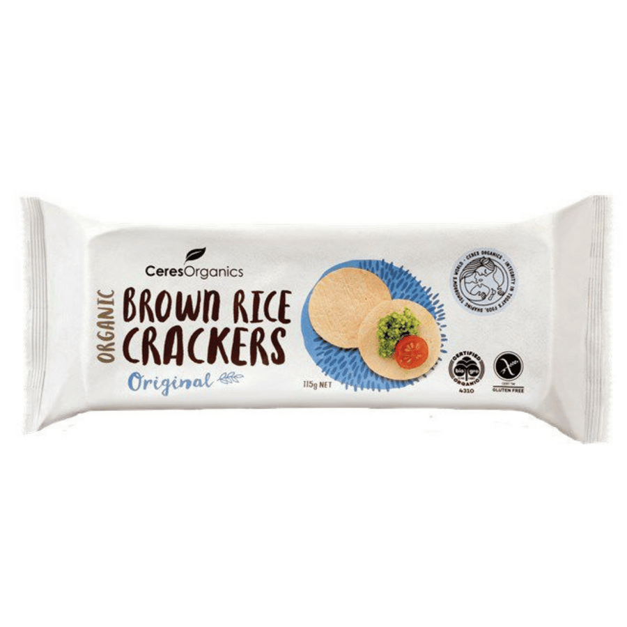 Ceres Organics Brown Rice Crackers - Original | Auckland Grocery Delivery Get Ceres Organics Brown Rice Crackers - Original delivered to your doorstep by your local Auckland grocery delivery. Shop Paddock To Pantry. Convenient online food shopping in NZ | Grocery Delivery Auckland | Grocery Delivery Nationwide | Fruit Baskets NZ | Online Food Shopping NZ 