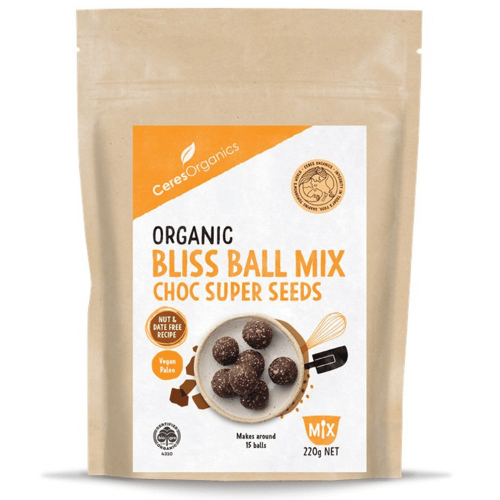 Ceres Organics Bliss Ball Mix | Auckland Grocery Delivery Get Ceres Organics Bliss Ball Mix delivered to your doorstep by your local Auckland grocery delivery. Shop Paddock To Pantry. Convenient online food shopping in NZ | Grocery Delivery Auckland | Grocery Delivery Nationwide | Fruit Baskets NZ | Online Food Shopping NZ Ceres Organics Bliss Ball Mix Available for delivery to your doorstep with Paddock To Pantry’s Nationwide Grocery Delivery. Online shopping made easy in NZ