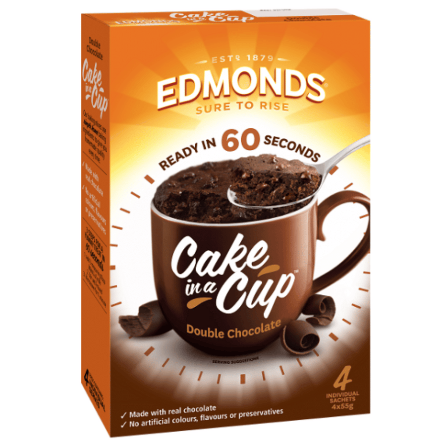 Edmonds Cake In A Cup 4x55g | Auckland Grocery Delivery Get Edmonds Cake In A Cup 4x55g delivered to your doorstep by your local Auckland grocery delivery. Shop Paddock To Pantry. Convenient online food shopping in NZ | Grocery Delivery Auckland | Grocery Delivery Nationwide | Fruit Baskets NZ | Online Food Shopping NZ Edmonds Cake In A Cup 4x55g delivered to your doorstep with Auckland grocery delivery from Paddock To Pantry. Convenient online food shopping in NZ