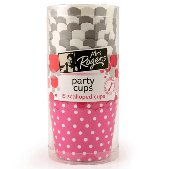 Mrs Rogers Party Cups Pink | Auckland Grocery Delivery Get Mrs Rogers Party Cups Pink delivered to your doorstep by your local Auckland grocery delivery. Shop Paddock To Pantry. Convenient online food shopping in NZ | Grocery Delivery Auckland | Grocery Delivery Nationwide | Fruit Baskets NZ | Online Food Shopping NZ Mrs Rogers Party Cups Pink 15 cups delivered to your doorstep with Auckland grocery delivery from Paddock To Pantry. Convenient online food shopping in NZ