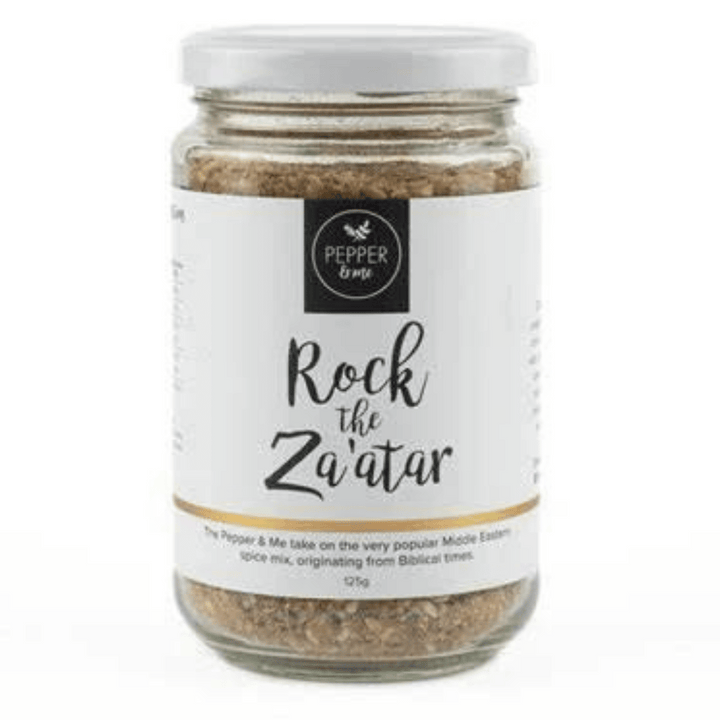 Pepper & Me Rock The Za'atar | Auckland Grocery Delivery Get Pepper & Me Rock The Za'atar delivered to your doorstep by your local Auckland grocery delivery. Shop Paddock To Pantry. Convenient online food shopping in NZ | Grocery Delivery Auckland | Grocery Delivery Nationwide | Fruit Baskets NZ | Online Food Shopping NZ Pepper & Me Rock The Za'atar 125g delivered to your doorstep with Auckland grocery delivery from Paddock To Pantry. Convenient online food shopping in NZ