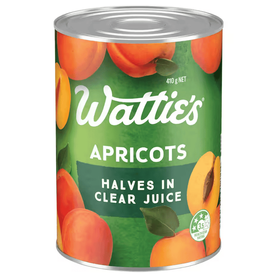 Watties Apricot Halves | Auckland Grocery Delivery Get Watties Apricot Halves delivered to your doorstep by your local Auckland grocery delivery. Shop Paddock To Pantry. Convenient online food shopping in NZ | Grocery Delivery Auckland | Grocery Delivery Nationwide | Fruit Baskets NZ | Online Food Shopping NZ Watties Apricot Halves 410g delivered to your door 7 days in Auckland and NZ wide overnight with Paddock To Pantry. | Free delivery on orders over $125. 