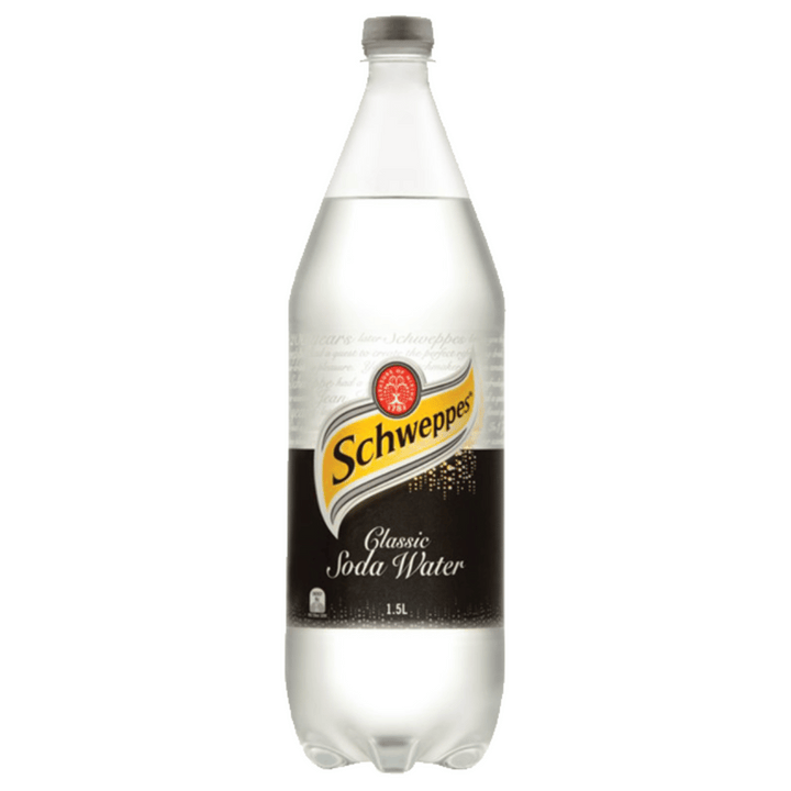 Schweppes Soda Water 1.5l | Auckland Grocery Delivery Get Schweppes Soda Water 1.5l delivered to your doorstep by your local Auckland grocery delivery. Shop Paddock To Pantry. Convenient online food shopping in NZ | Grocery Delivery Auckland | Grocery Delivery Nationwide | Fruit Baskets NZ | Online Food Shopping NZ Schweppes Soda Water 1.5L delivered to your door 7 days in Auckland and NZ wide overnight with Paddock To Pantry. | Free delivery on orders over $125. 