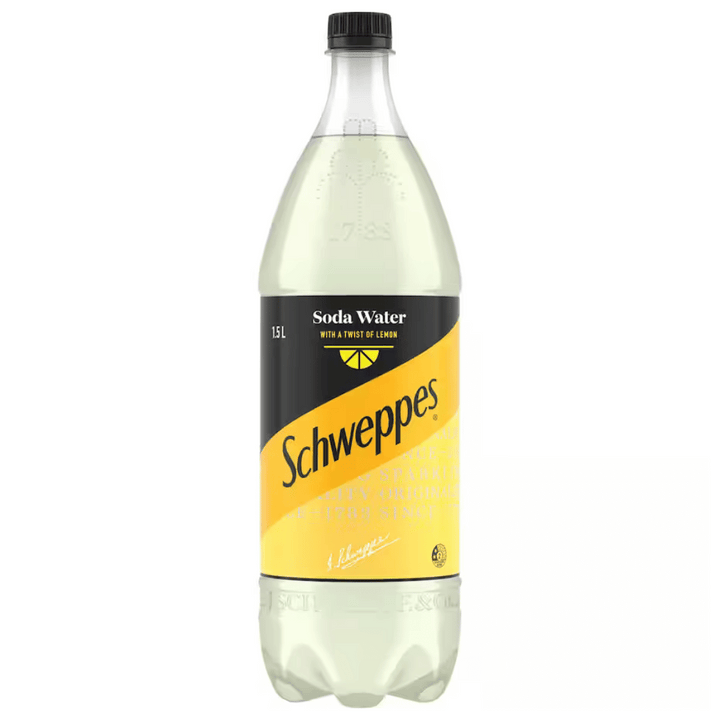 Schweppes Soda With A Twist 1.5L | Auckland Grocery Delivery Get Schweppes Soda With A Twist 1.5L delivered to your doorstep by your local Auckland grocery delivery. Shop Paddock To Pantry. Convenient online food shopping in NZ | Grocery Delivery Auckland | Grocery Delivery Nationwide | Fruit Baskets NZ | Online Food Shopping NZ Schweppes Soda With A Twist 1.5L delivered to your door 7 days in Auckland and NZ wide overnight with Paddock To Pantry. | Free delivery on orders over $125. 