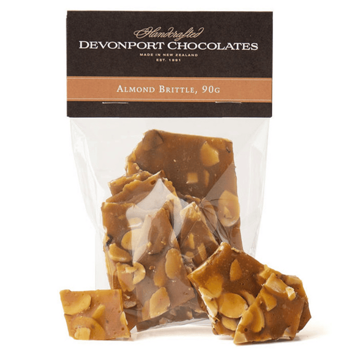 Devonport Almond Brittle 90g | Auckland Grocery Delivery Get Devonport Almond Brittle 90g delivered to your doorstep by your local Auckland grocery delivery. Shop Paddock To Pantry. Convenient online food shopping in NZ | Grocery Delivery Auckland | Grocery Delivery Nationwide | Fruit Baskets NZ | Online Food Shopping NZ Devonport Almond Brittle 90g Available for delivery to your doorstep with Paddock To Pantry’s Nationwide Grocery Delivery. Online shopping made easy in NZ