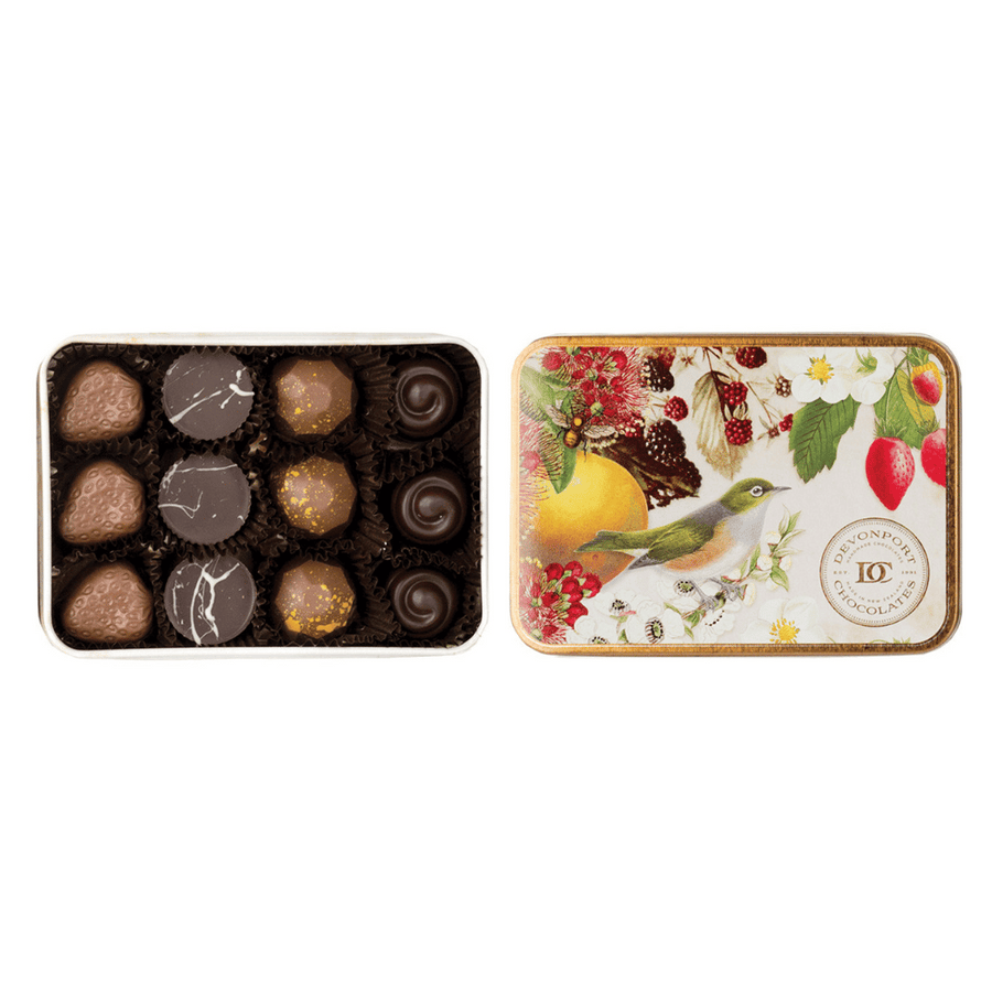 Devonport Chocolates Keepsake Tin | Auckland Grocery Delivery Get Devonport Chocolates Keepsake Tin delivered to your doorstep by your local Auckland grocery delivery. Shop Paddock To Pantry. Convenient online food shopping in NZ | Grocery Delivery Auckland | Grocery Delivery Nationwide | Fruit Baskets NZ | Online Food Shopping NZ Devonport Keepsake Tin 12 Pieces Available for delivery to your doorstep with Paddock To Pantry’s Nationwide Grocery Delivery. Online shopping made easy in NZ
