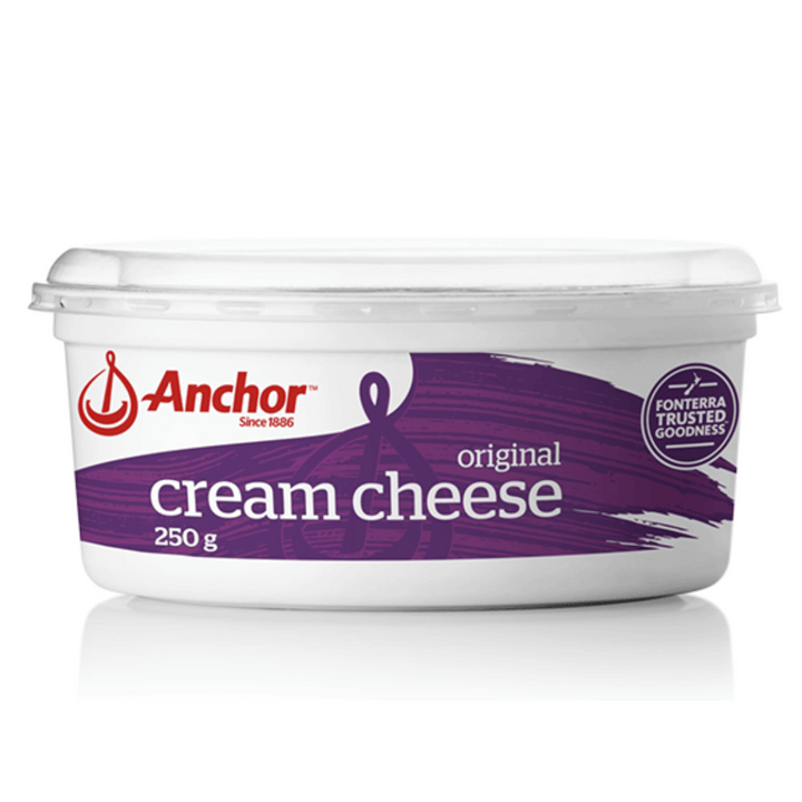 Anchor Cream Cheese 250g | Auckland Grocery Delivery Get Anchor Cream Cheese 250g delivered to your doorstep by your local Auckland grocery delivery. Shop Paddock To Pantry. Convenient online food shopping in NZ | Grocery Delivery Auckland | Grocery Delivery Nationwide | Fruit Baskets NZ | Online Food Shopping NZ Smooth and creamy Anchor Cream Cheese 250g. Ideal for spreads. Get it delivered today with Auckland Grocery Delivery or overnight with Supermarket NZ.