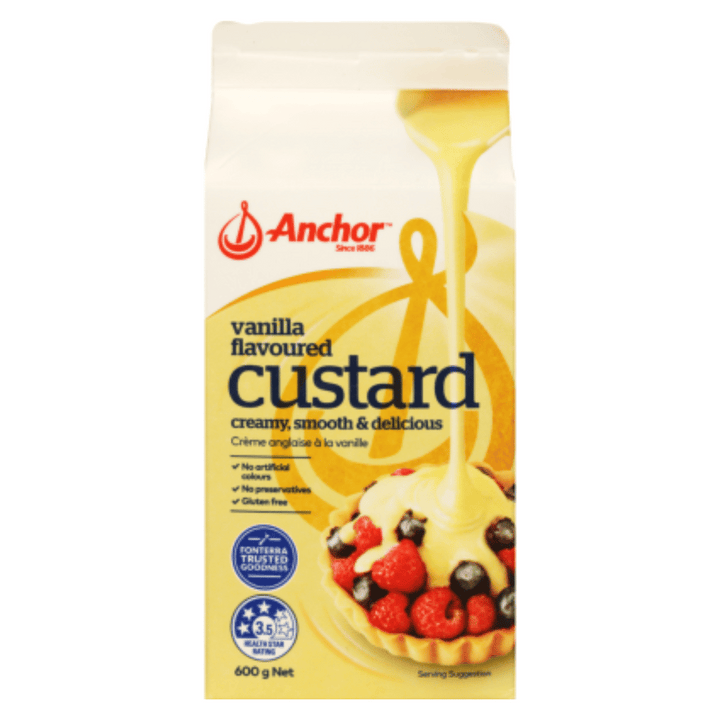Anchor Vanilla Custard 600g | Auckland Grocery Delivery Get Anchor Vanilla Custard 600g delivered to your doorstep by your local Auckland grocery delivery. Shop Paddock To Pantry. Convenient online food shopping in NZ | Grocery Delivery Auckland | Grocery Delivery Nationwide | Fruit Baskets NZ | Online Food Shopping NZ Anchor Vanilla Custard 600g Available for delivery to your doorstep with Paddock To Pantry’s Nationwide Grocery Delivery. Online shopping made easy in NZ