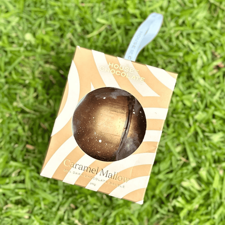 House Of Chocolate Bauble Caramel Mallow | Auckland Grocery Delivery Get House Of Chocolate Bauble Caramel Mallow delivered to your doorstep by your local Auckland grocery delivery. Shop Paddock To Pantry. Convenient online food shopping in NZ | Grocery Delivery Auckland | Grocery Delivery Nationwide | Fruit Baskets NZ | Online Food Shopping NZ House of Chocolate Caramel Mallow Bauble 240g Delivered to your door 7 days overnight NZ-wide | Free delivery on orders over $125.