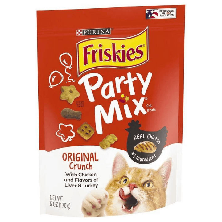 Purina Original Friskies Party Mix 170g | Auckland Grocery Delivery Get Purina Original Friskies Party Mix 170g delivered to your doorstep by your local Auckland grocery delivery. Shop Paddock To Pantry. Convenient online food shopping in NZ | Grocery Delivery Auckland | Grocery Delivery Nationwide | Fruit Baskets NZ | Online Food Shopping NZ Purina Original Friskies Party Mix 170g Delivered to your door 7 days overnight NZ-wide | Free delivery on orders over $125