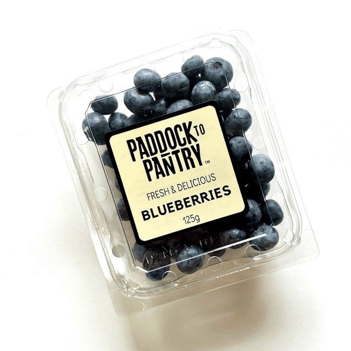 Blueberries 125g | Auckland Grocery Delivery Get Blueberries 125g delivered to your doorstep by your local Auckland grocery delivery. Shop Paddock To Pantry. Convenient online food shopping in NZ | Grocery Delivery Auckland | Grocery Delivery Nationwide | Fruit Baskets NZ | Online Food Shopping NZ Enjoy the taste of summer with Paddock To Pantry Blueberries! Get fresh, locally grown blueberries delivered to your door with Grocery Delivery Auckland wide.