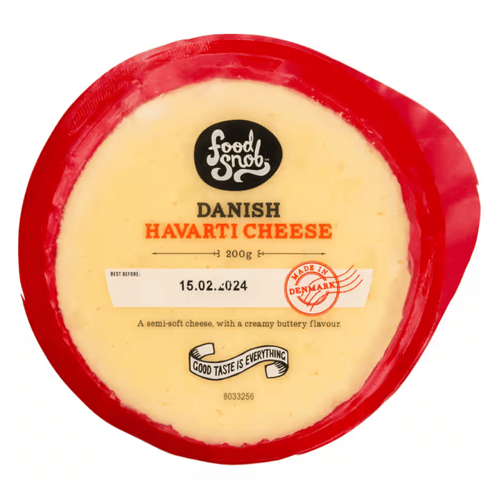 Food Snob Danish Havarti | Auckland Grocery Delivery Get Food Snob Danish Havarti delivered to your doorstep by your local Auckland grocery delivery. Shop Paddock To Pantry. Convenient online food shopping in NZ | Grocery Delivery Auckland | Grocery Delivery Nationwide | Fruit Baskets NZ | Online Food Shopping NZ Food Snob Danish Havarti. Available for delivery to your doorstep with Paddock To Pantry’s Nationwide Grocery Delivery. Free delivery on orders over $150