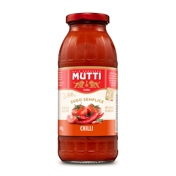 Mutti Chilli Pasta Sauce | Auckland Grocery Delivery Get Mutti Chilli Pasta Sauce delivered to your doorstep by your local Auckland grocery delivery. Shop Paddock To Pantry. Convenient online food shopping in NZ | Grocery Delivery Auckland | Grocery Delivery Nationwide | Fruit Baskets NZ | Online Food Shopping NZ Get Mutti Pasta Sauce and other groceries delivered to your door 7 days in Auckland or delivery to NZ Metro areas overnight.