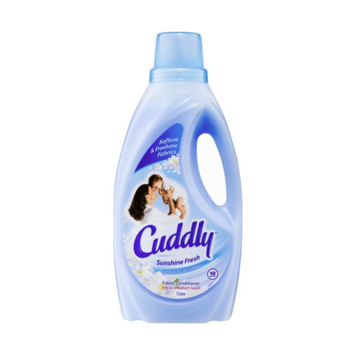 Cuddly Fabric Conditioner 1L Sunshine Fresh | Auckland Grocery Delivery Get Cuddly Fabric Conditioner 1L Sunshine Fresh delivered to your doorstep by your local Auckland grocery delivery. Shop Paddock To Pantry. Convenient online food shopping in NZ | Grocery Delivery Auckland | Grocery Delivery Nationwide | Fruit Baskets NZ | Online Food Shopping NZ Cuddly Fabric Conditioner 1L Sunshine Fresh Immerse you and your family in the fresh, outdoor scent of a beautiful summer morning. 