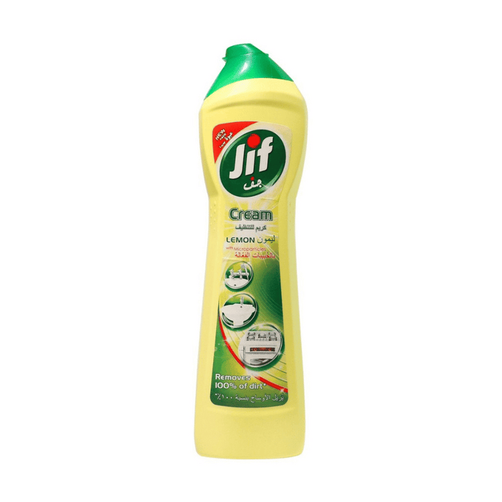Jif Cream Cleanser Lemon 500ml | Auckland Grocery Delivery Get Jif Cream Cleanser Lemon 500ml delivered to your doorstep by your local Auckland grocery delivery. Shop Paddock To Pantry. Convenient online food shopping in NZ | Grocery Delivery Auckland | Grocery Delivery Nationwide | Fruit Baskets NZ | Online Food Shopping NZ Jif Cream Cleanser Lemon 500ml. Intensive effective household cleaner. Get all your household essentials delivered with Paddock to Pantry Nationwide Shipping