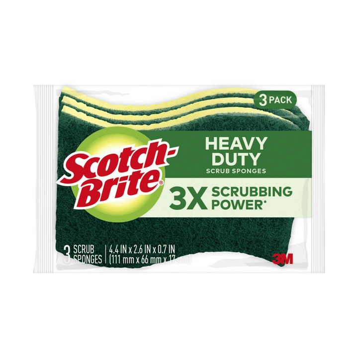 Scotch Brite Heavy Duty Scrub Sponges 3pk | Auckland Grocery Delivery Get Scotch Brite Heavy Duty Scrub Sponges 3pk delivered to your doorstep by your local Auckland grocery delivery. Shop Paddock To Pantry. Convenient online food shopping in NZ | Grocery Delivery Auckland | Grocery Delivery Nationwide | Fruit Baskets NZ | Online Food Shopping NZ Scotch Brite Heavy-Duty Scrub Sponges 3pk. These heavy-duty sponges are the perfect cleaning tool for every household. Delivered with Paddock to Pantry