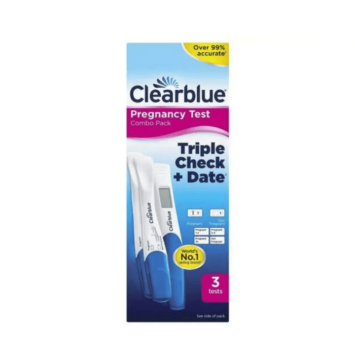 Clearblue Pregnancy Test 3 pack | Auckland Grocery Delivery Get Clearblue Pregnancy Test 3 pack delivered to your doorstep by your local Auckland grocery delivery. Shop Paddock To Pantry. Convenient online food shopping in NZ | Grocery Delivery Auckland | Grocery Delivery Nationwide | Fruit Baskets NZ | Online Food Shopping NZ Clearblue Pregnancy Test 3 pack this pack allows you to TRIPLE – check early, and date your pregnancy. Health and Beauty essentials available nationwide. 