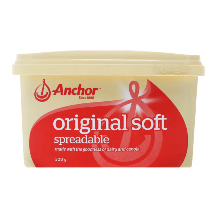 Anchor Original Soft 500g | Auckland Grocery Delivery Get Anchor Original Soft 500g delivered to your doorstep by your local Auckland grocery delivery. Shop Paddock To Pantry. Convenient online food shopping in NZ | Grocery Delivery Auckland | Grocery Delivery Nationwide | Fruit Baskets NZ | Online Food Shopping NZ Anchor Butter is famous in NZ for a reason! Smooth, soft and creamy it’ll melt in your mouth. Get it delivered today with Grocery Delivery NZ wide.