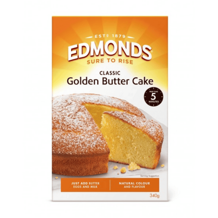 Edmonds Golden Butter Cake 340g | Auckland Grocery Delivery Get Edmonds Golden Butter Cake 340g delivered to your doorstep by your local Auckland grocery delivery. Shop Paddock To Pantry. Convenient online food shopping in NZ | Grocery Delivery Auckland | Grocery Delivery Nationwide | Fruit Baskets NZ | Online Food Shopping NZ 