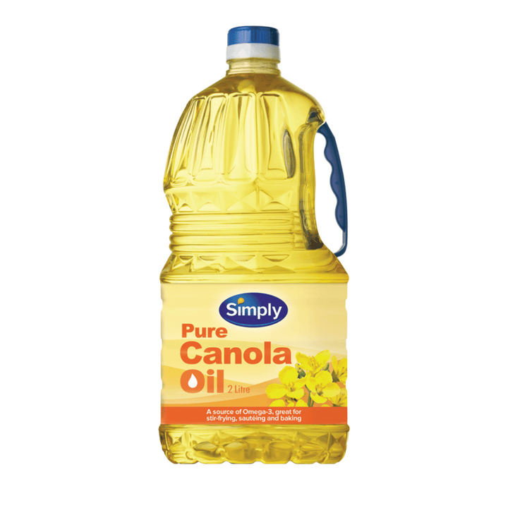 Simply Pure Canola Oil 2L | Auckland Grocery Delivery Get Simply Pure Canola Oil 2L delivered to your doorstep by your local Auckland grocery delivery. Shop Paddock To Pantry. Convenient online food shopping in NZ | Grocery Delivery Auckland | Grocery Delivery Nationwide | Fruit Baskets NZ | Online Food Shopping NZ Simply Pure Canola Oil 2L A Source Of Omega-3. May contain traces of Peanut, Sesame, Soy. Quality groceries delivered 7 days a week.