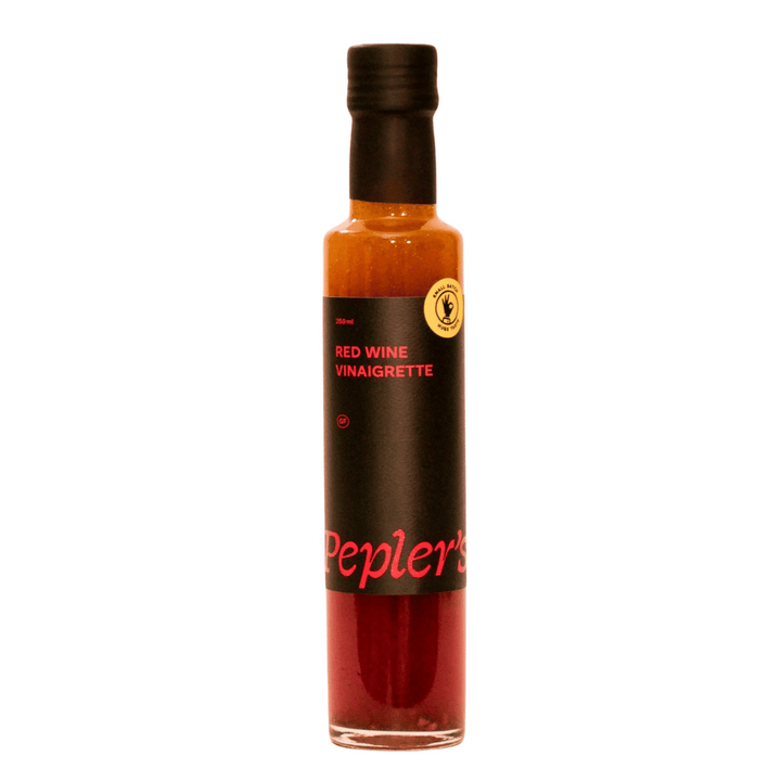 Peplers Red Wine Vinaigrette 250ml | Auckland Grocery Delivery Get Peplers Red Wine Vinaigrette 250ml delivered to your doorstep by your local Auckland grocery delivery. Shop Paddock To Pantry. Convenient online food shopping in NZ | Grocery Delivery Auckland | Grocery Delivery Nationwide | Fruit Baskets NZ | Online Food Shopping NZ Peplers Red Wine Vinaigrette 250ml delivered to your doorstep with Auckland grocery delivery from Paddock To Pantry. Convenient online food shopping in NZ