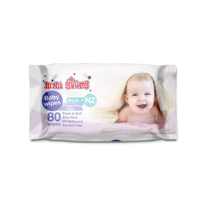 Ministars Baby Wipes Fragrance free 80pk | Auckland Grocery Delivery Get Ministars Baby Wipes Fragrance free 80pk delivered to your doorstep by your local Auckland grocery delivery. Shop Paddock To Pantry. Convenient online food shopping in NZ | Grocery Delivery Auckland | Grocery Delivery Nationwide | Fruit Baskets NZ | Online Food Shopping NZ Indulge your little one with Ministars Baby Wipes. Made in New Zealand with 80 thick and soft wipes, these fragrance-free wipes are gentle on babies.