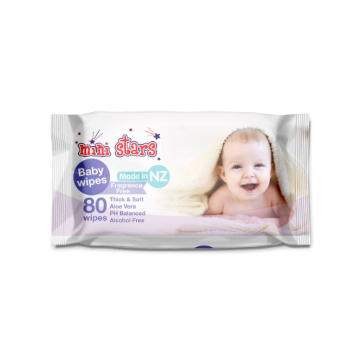 Ministars Baby Wipes Fragrance free 80pk | Auckland Grocery Delivery Get Ministars Baby Wipes Fragrance free 80pk delivered to your doorstep by your local Auckland grocery delivery. Shop Paddock To Pantry. Convenient online food shopping in NZ | Grocery Delivery Auckland | Grocery Delivery Nationwide | Fruit Baskets NZ | Online Food Shopping NZ Indulge your little one with Ministars Baby Wipes. Made in New Zealand with 80 thick and soft wipes, these fragrance-free wipes are gentle on babies.