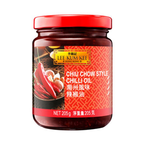 Lee Kum Kee Chiu chow Style Chilli Oil 205g | Auckland Grocery Delivery Get Lee Kum Kee Chiu chow Style Chilli Oil 205g delivered to your doorstep by your local Auckland grocery delivery. Shop Paddock To Pantry. Convenient online food shopping in NZ | Grocery Delivery Auckland | Grocery Delivery Nationwide | Fruit Baskets NZ | Online Food Shopping NZ Elevate your dishes with Lee Kum Kee Chiu Chow Style Chilli Oil, made with the finest preserved chilli and free of artificial coloring and preservatives.