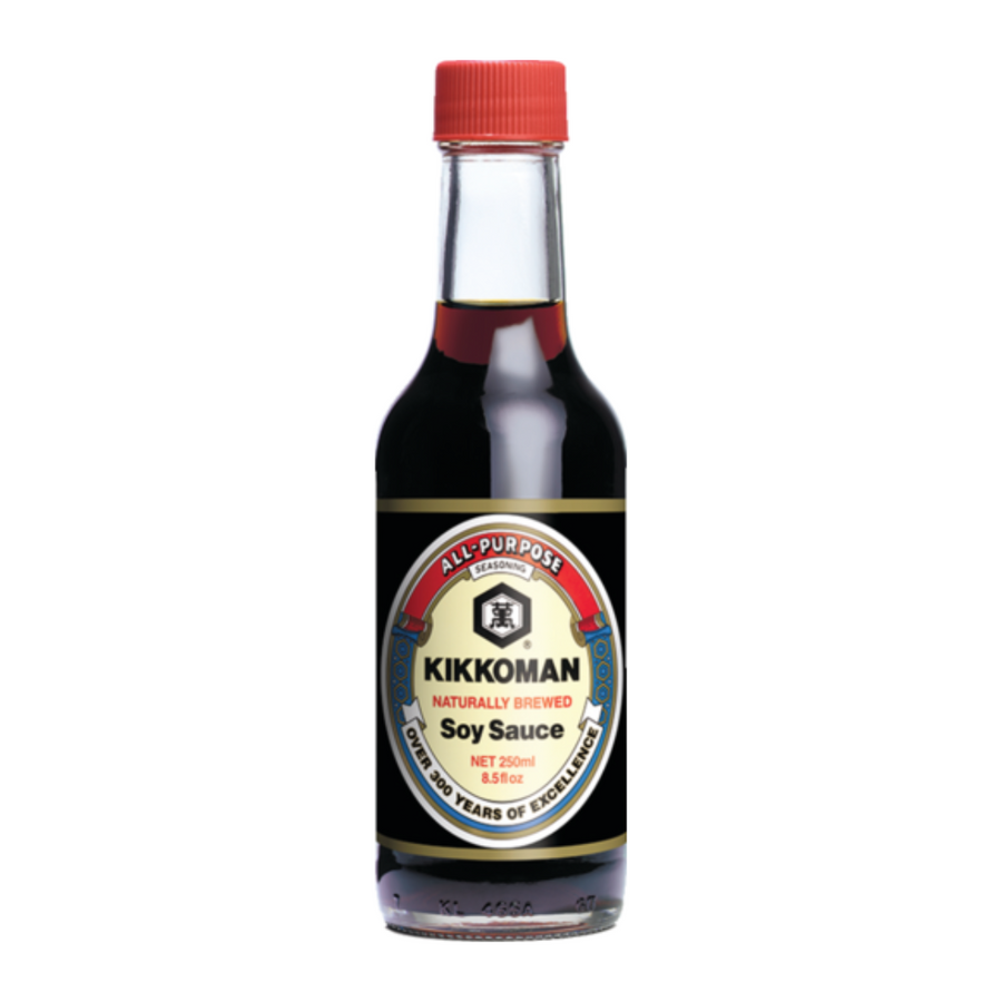 Soy Sauce Kikkoman 250ml | Auckland Grocery Delivery Get Soy Sauce Kikkoman 250ml delivered to your doorstep by your local Auckland grocery delivery. Shop Paddock To Pantry. Convenient online food shopping in NZ | Grocery Delivery Auckland | Grocery Delivery Nationwide | Fruit Baskets NZ | Online Food Shopping NZ Soy Sauce Kikkoman 250ml provides a rich and savory flavor perfect for Asian cuisine. Soy Sauce delivered nationwide.