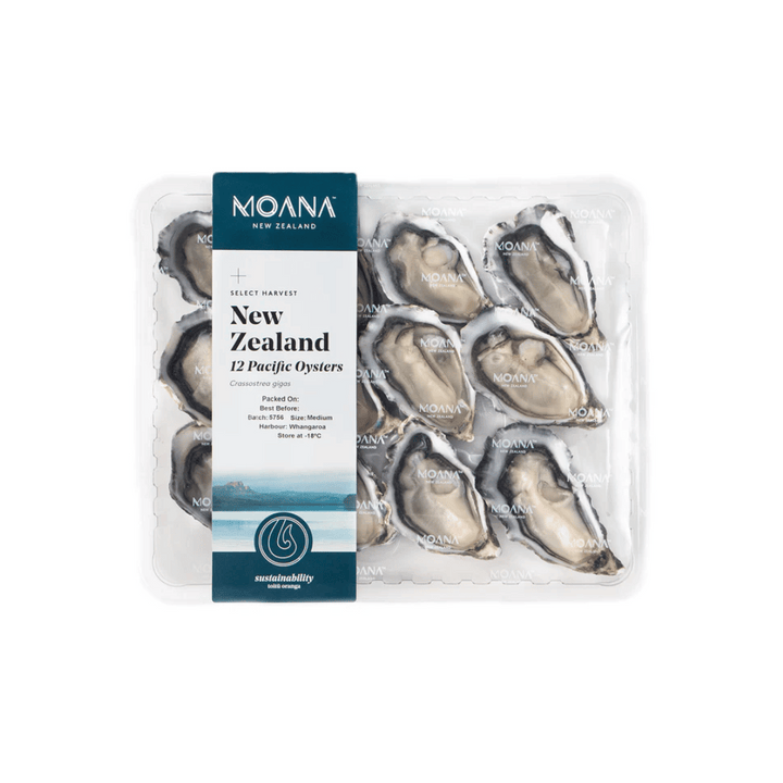 Fresh Pacific Oyster Pack - Medium Grade | Auckland Grocery Delivery Get Fresh Pacific Oyster Pack - Medium Grade delivered to your doorstep by your local Auckland grocery delivery. Shop Paddock To Pantry. Convenient online food shopping in NZ | Grocery Delivery Auckland | Grocery Delivery Nationwide | Fruit Baskets NZ | Online Food Shopping NZ Moana Pacific Oyster Pack - Medium Grade are wild farmed in the pristine tidal waters of New Zealand. 