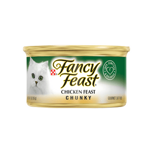 Fancy Feast Wet Chunky Chicken Feast 85G | Auckland Grocery Delivery Get Fancy Feast Wet Chunky Chicken Feast 85G delivered to your doorstep by your local Auckland grocery delivery. Shop Paddock To Pantry. Convenient online food shopping in NZ | Grocery Delivery Auckland | Grocery Delivery Nationwide | Fruit Baskets NZ | Online Food Shopping NZ Fancy Feast Wet Chunky Chicken Feast 85G offers a satisfying and flavorful meal for your cat. Quality cat food perfect for furry friends.