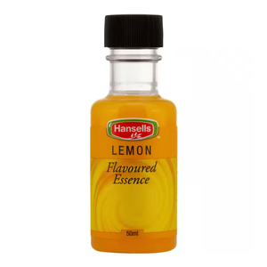 Hansells Lemon Flavoured Essence 50ml | Auckland Grocery Delivery Get Hansells Lemon Flavoured Essence 50ml delivered to your doorstep by your local Auckland grocery delivery. Shop Paddock To Pantry. Convenient online food shopping in NZ | Grocery Delivery Auckland | Grocery Delivery Nationwide | Fruit Baskets NZ | Online Food Shopping NZ Hansells Lemon Flavoured Essence 50ml Made with natural lemon oil, it can be used in place of lemon zest, for an intense lemon flavour in baking.