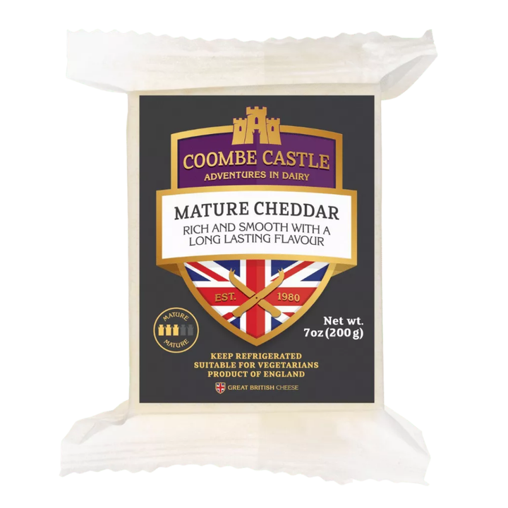 Coombe Castle Mature Cheddar | Auckland Grocery Delivery Get Coombe Castle Mature Cheddar delivered to your doorstep by your local Auckland grocery delivery. Shop Paddock To Pantry. Convenient online food shopping in NZ | Grocery Delivery Auckland | Grocery Delivery Nationwide | Fruit Baskets NZ | Online Food Shopping NZ Coombe Castle Mature Cheddar, smooth bodied, full flavoured mature cheddar which has been graded for texture and taste. 