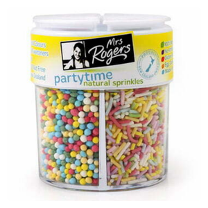 Mrs Rogers Party Time Sprinkles 90g | Auckland Grocery Delivery Get Mrs Rogers Party Time Sprinkles 90g delivered to your doorstep by your local Auckland grocery delivery. Shop Paddock To Pantry. Convenient online food shopping in NZ | Grocery Delivery Auckland | Grocery Delivery Nationwide | Fruit Baskets NZ | Online Food Shopping NZ Mrs Rogers Party Time Sprinkles 90g add a fun and colourful touch to your desserts. Baking needs for any party delivered nationwide. 