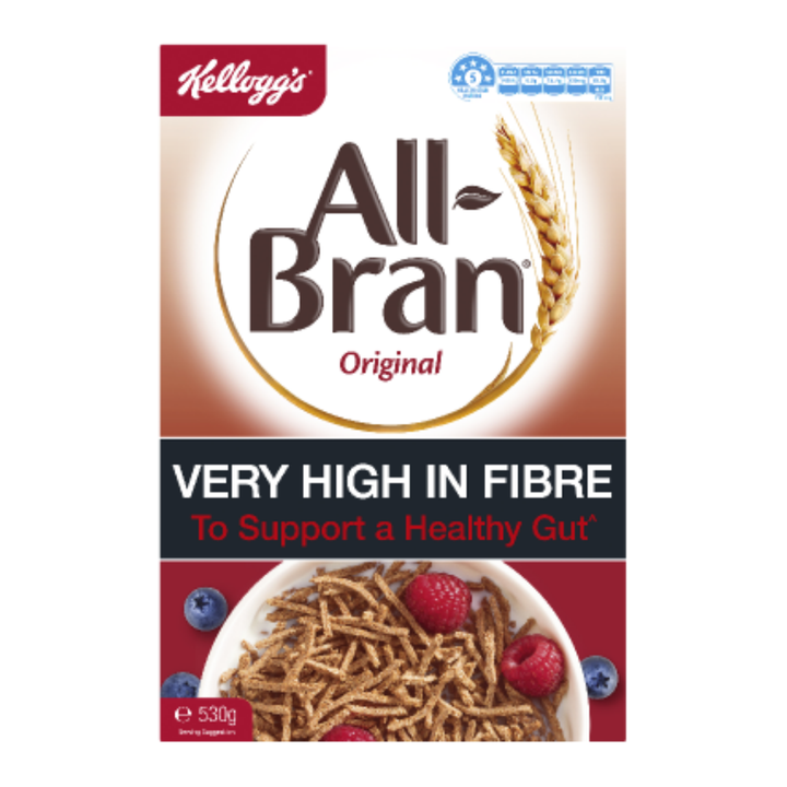 Kellogg's All Bran Original - 530g | Auckland Grocery Delivery Get Kellogg's All Bran Original - 530g delivered to your doorstep by your local Auckland grocery delivery. Shop Paddock To Pantry. Convenient online food shopping in NZ | Grocery Delivery Auckland | Grocery Delivery Nationwide | Fruit Baskets NZ | Online Food Shopping NZ Kellogg's all-bran original is a high fibre breakfast cereal that's hard to beat! Shop groceries online today and we'll deliver to your door nationwide.