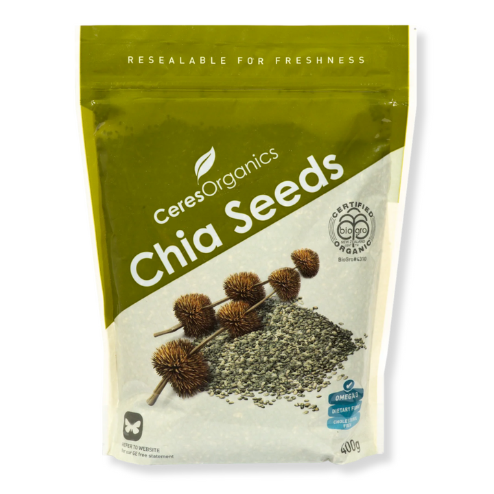 Ceres Organics Chia Seeds 125g | Auckland Grocery Delivery Get Ceres Organics Chia Seeds 125g delivered to your doorstep by your local Auckland grocery delivery. Shop Paddock To Pantry. Convenient online food shopping in NZ | Grocery Delivery Auckland | Grocery Delivery Nationwide | Fruit Baskets NZ | Online Food Shopping NZ Introducing Ceres Organics Chia Seeds, a renowned super-food with a rich history dating back to the ancient Aztecs.