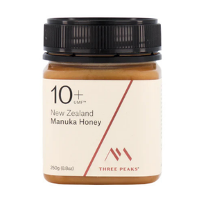 Three Peaks 10+ Manuka Honey 250g | Auckland Grocery Delivery Get Three Peaks 10+ Manuka Honey 250g delivered to your doorstep by your local Auckland grocery delivery. Shop Paddock To Pantry. Convenient online food shopping in NZ | Grocery Delivery Auckland | Grocery Delivery Nationwide | Fruit Baskets NZ | Online Food Shopping NZ Get Three Peaks 10+ Manuka Honey delivered to your door 7 days in Auckland and NZ wide overnight with Paddock To Pantry. With a great range of everyday and gourmet groceries avail