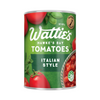 Watties Italian Style Tomatoes 400g | Auckland Grocery Delivery Get Watties Italian Style Tomatoes 400g delivered to your doorstep by your local Auckland grocery delivery. Shop Paddock To Pantry. Convenient online food shopping in NZ | Grocery Delivery Auckland | Grocery Delivery Nationwide | Fruit Baskets NZ | Online Food Shopping NZ Watties Italian Style Tomatoes 400g. These vibrant New Zealand grown tomatoes have been blended with oregano, basil, thyme and marjoram!